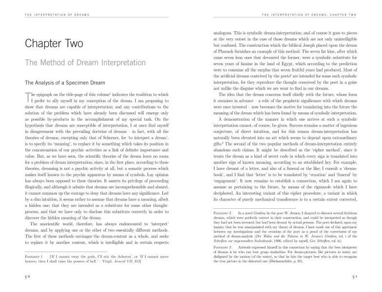 Interpretation Of Dreams (Great Works)