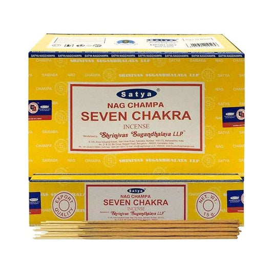 Satya Incense, Seven Chakra