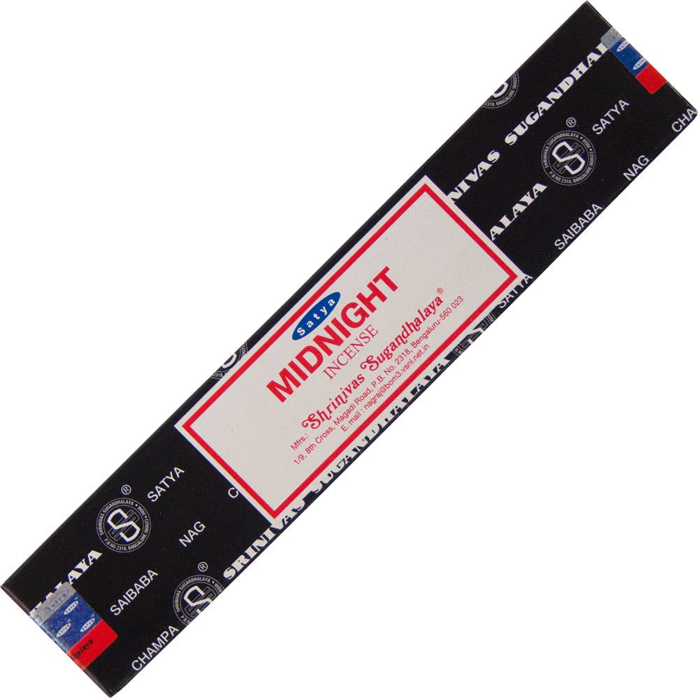Satya Colored Nag Champa Incense 15 Gr Midnight