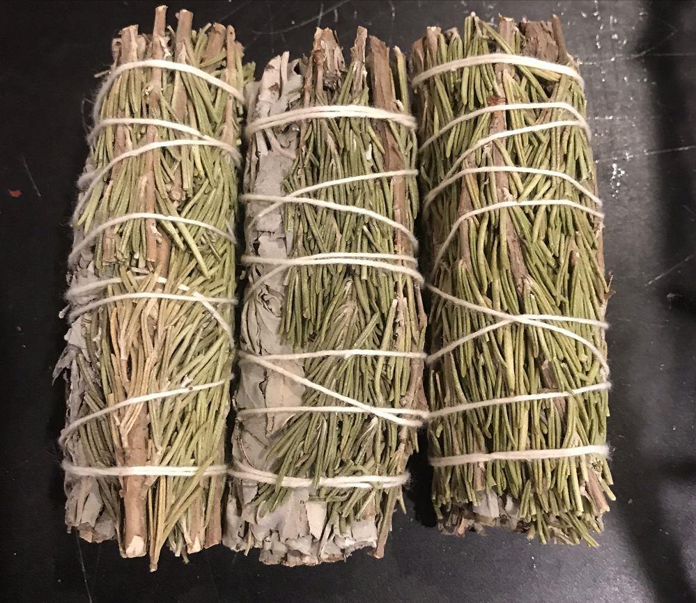 Mini White Sage w Rosemary