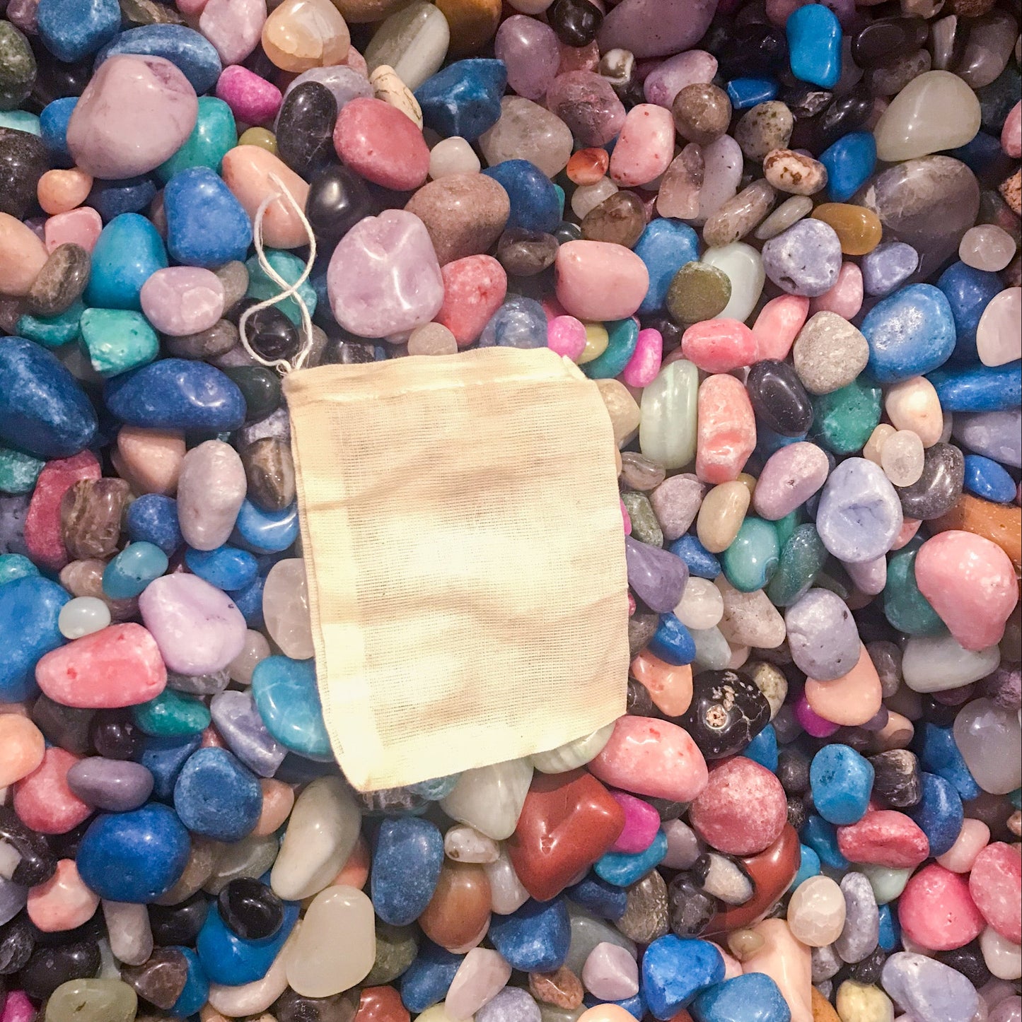 Mystery Stuff A Bag Tumbled Stones 1/4"-2" Average 1/2 pound