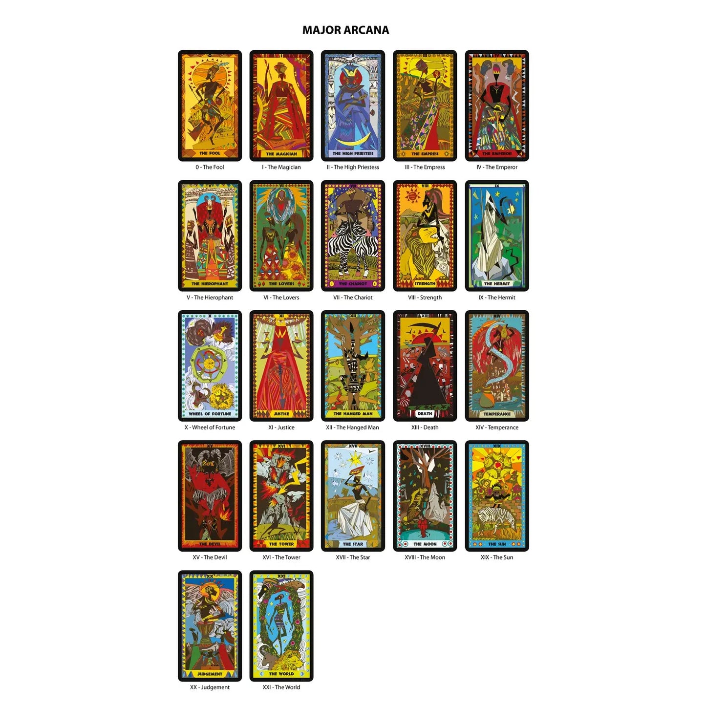 The African Tarot -Modern Tarot Deck