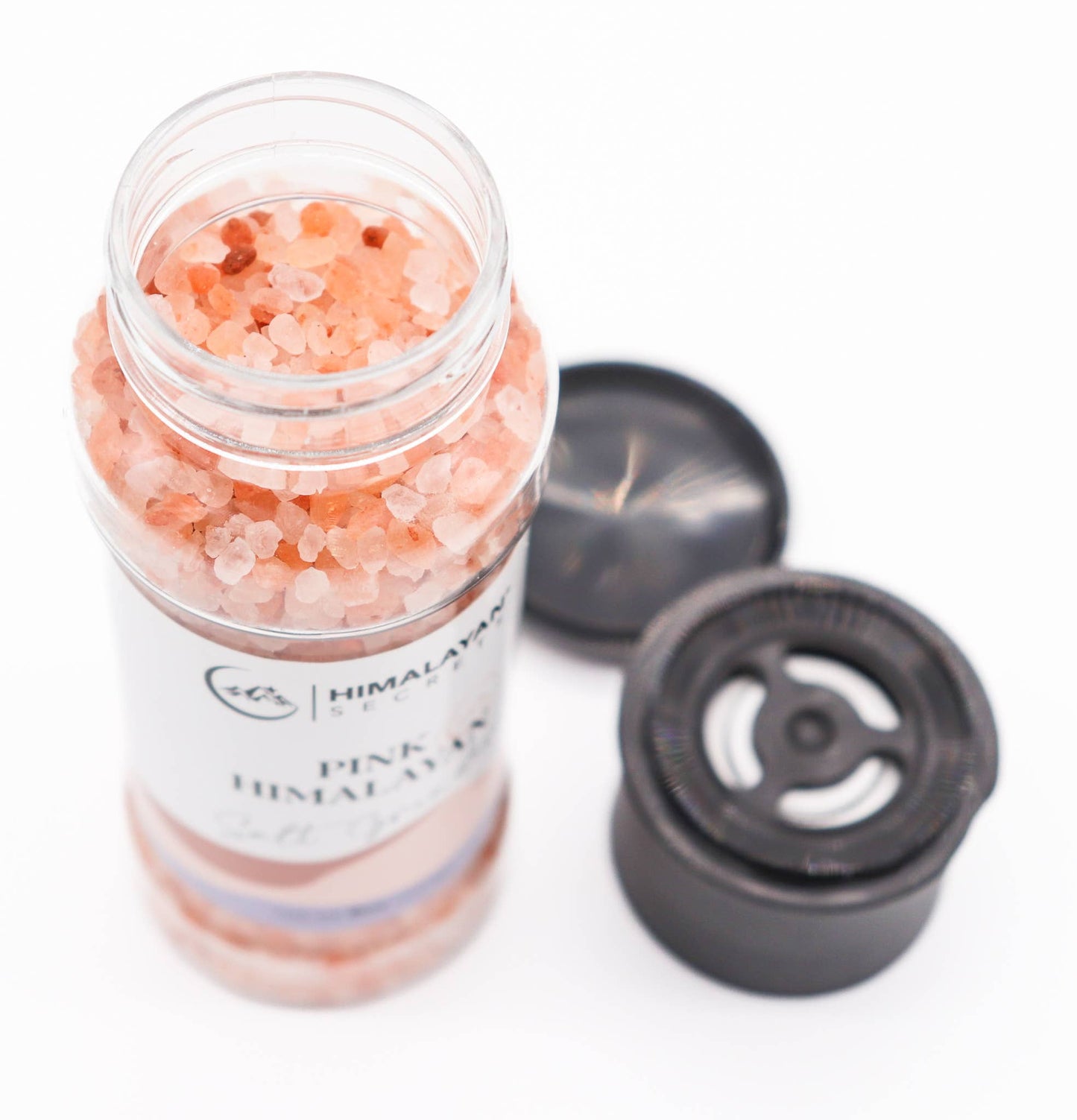8 oz Edible Himalayan Dark Pink Salt - Coarse Grinder