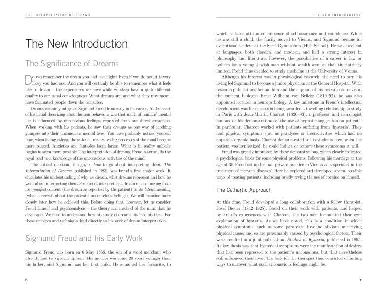 Interpretation Of Dreams (Great Works)