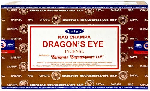 Dragon's Eye Satya Incense Sticks 15 Gram Pack