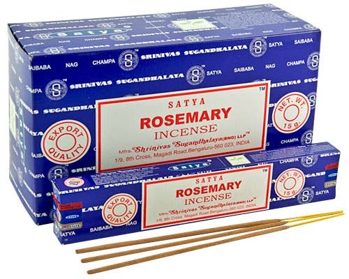 Rosemary Satya Incense Sticks 15 Gram Packs