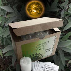 World Magic Sacred White Sage Votive