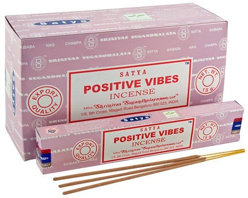 Positive Vibes Satya Incense Sticks 15 Gram Pack