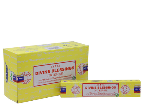 Divine Blessings Satya Nag Champa Incense Sticks 15 Gram Pack