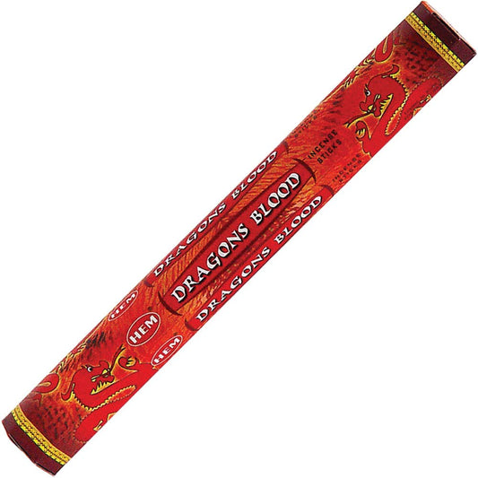 Dragons Blood Hem Hexagonal Pack Incense 20 Gr