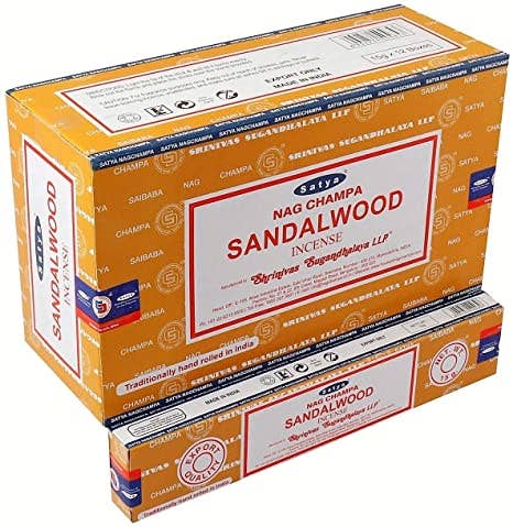 Golden Sandalwood Satya Incense Sticks 15 Gram Pack